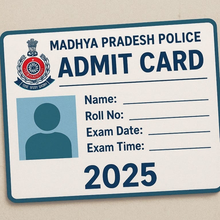 MP Police Admit Card 2025 Release