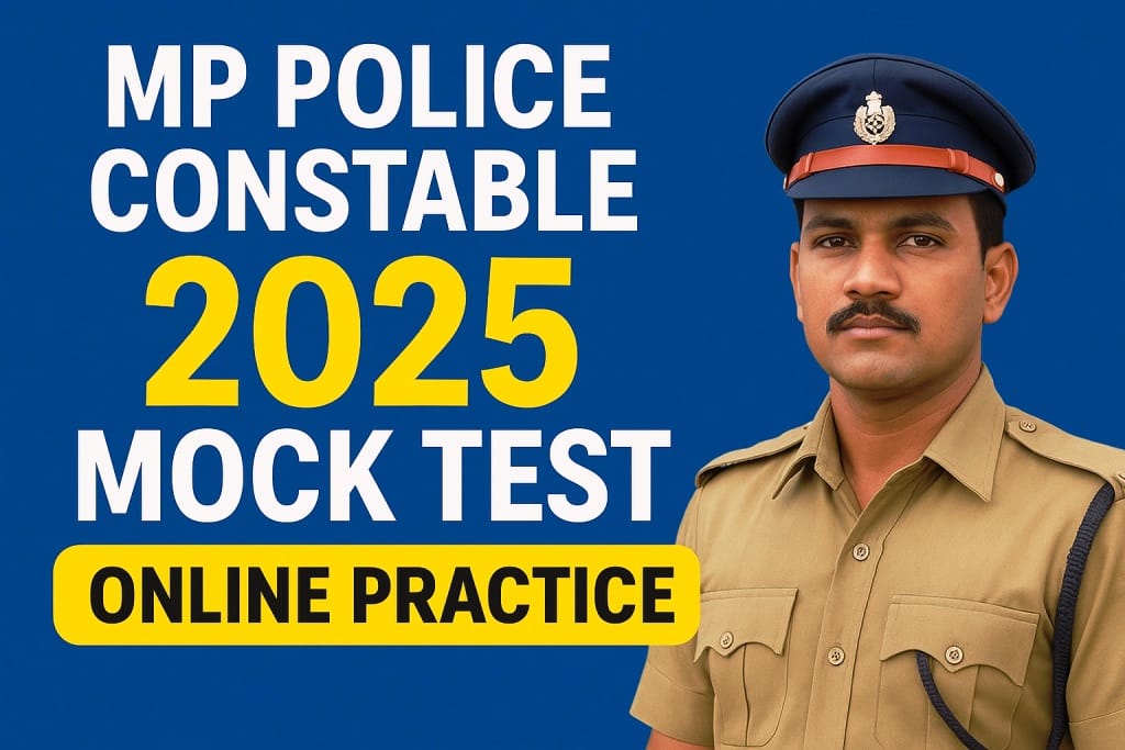 MP Police Constable 2025 Mock Test