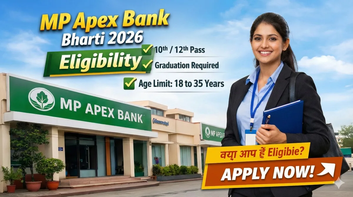 MP Apex Bank Recruitment 2026 Notification Out | Salary ₹40000+