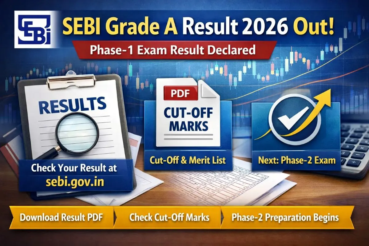 SEBI Grade A Result 2026 Out