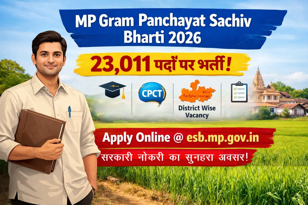 MP Gram Panchayat Sachiv Bharti 2026