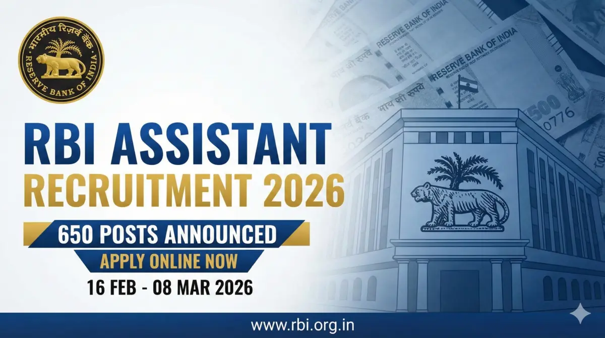 RBI Assistant Recruitment 2026