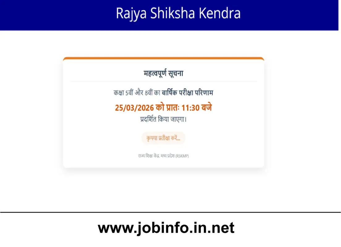 MP Board 5th Result 2026