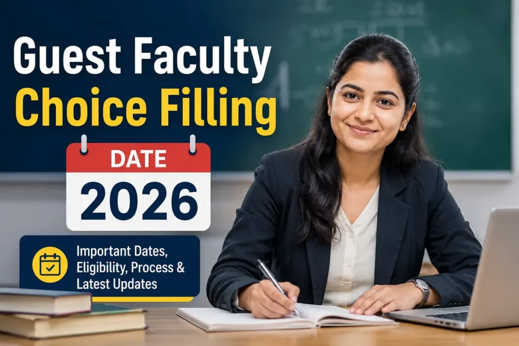 Guest Faculty Choice Filling Date 2026